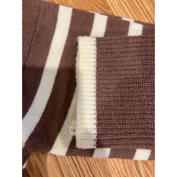 Revolve - Line and Dot Striped Turtleneck Sweater XL NWT - Picture 4 of 5